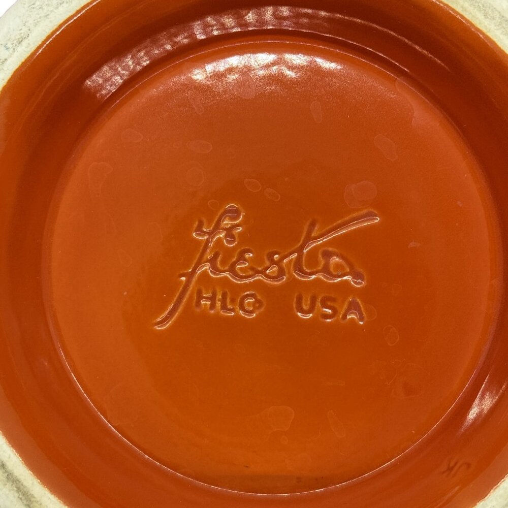 Vintage Fiesta Ware RED (orange) - Lip Pitcher 1936 - 1946 - 64oz - Picture 12 of 13